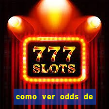 como ver odds de jogos passados